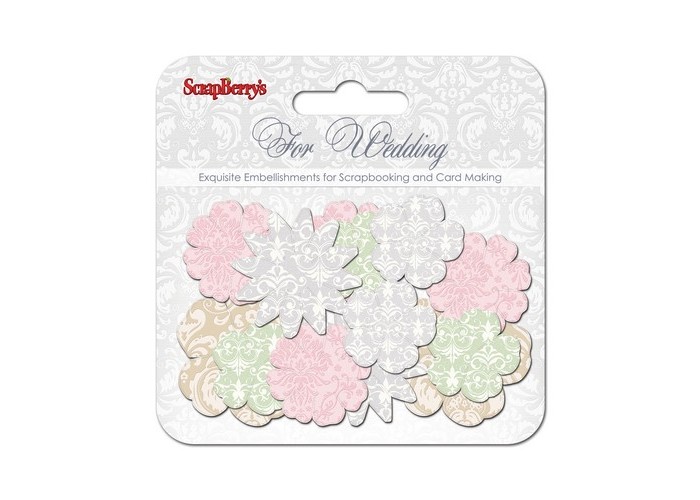 Xάρτινα λουλούδια, For Wedding, 24τεμ,
