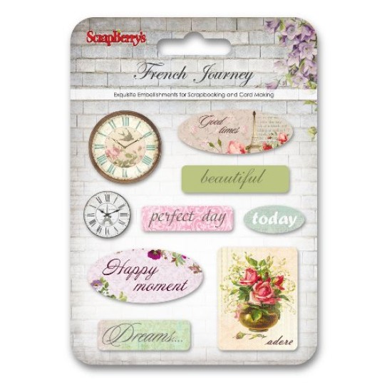 Αυτοκόλλητα Epoxy Stickers French Journey Αυτοκόλλητα Epoxy Stickers French Journey