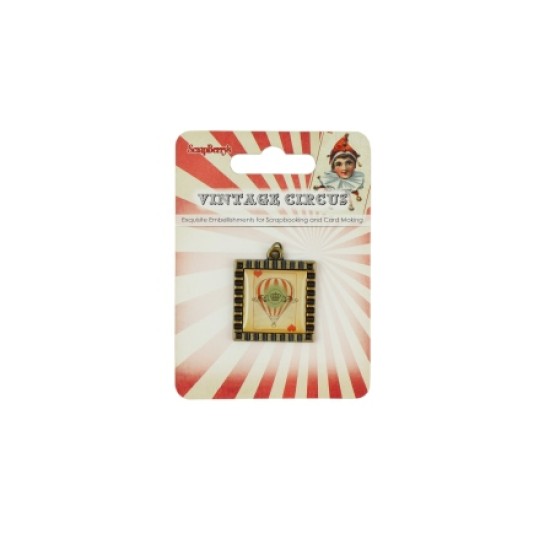 Μεταλλικά charms vintage circus Μεταλλικά charms vintage circus