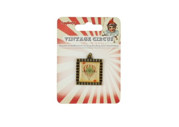 Μεταλλικά charms vintage circus Μεταλλικά charms vintage circus
