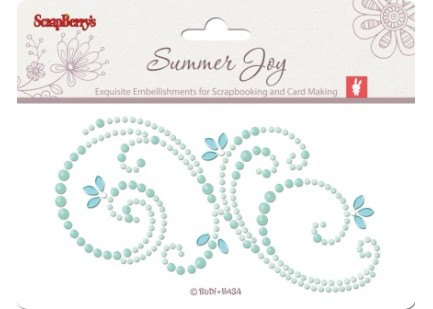 Αυτοκόλλητες πέρλες summer joy 6.5cm x12cm Αυτοκόλλητες πέρλες summer joy 6.5cm x12cm