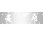 Διάφανη κολλητική ταινία - αρκουδάκια 15mm x 10m