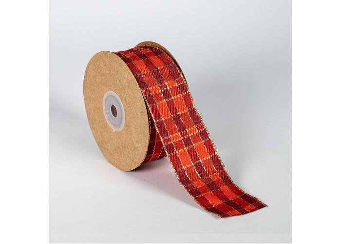 ΚΟΡΔΕΛΑ SCOTCH ΜΕΤΑΛΛΙΚΗ 40MMX20MET RED-BURGUNDY ΚΟΡΔΕΛΑ SCOTCH ΜΕΤΑΛΛΙΚΗ 40MMX20MET RED-BURGUNDY