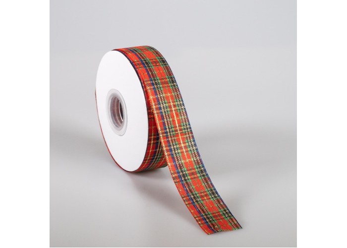 ΚΟΡΔΕΛΑ SCOTCH ΕΟΡΤΑΣΤΙΚΗ 25MMX45MET BLUE-RED(CRB008)