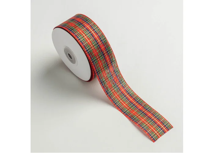 ΚΟΡΔΕΛΑ SCOTCH ΕΟΡΤΑΣΤΙΚΗ 38MMX45MET BLUE-RED(CRB008)