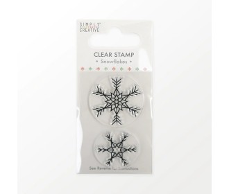 Christmas Clear Stamp (Σφραγίδα), Snowflakes 5x8cm Christmas Clear Stamp (Σφραγίδα), Snowflakes 5x8cm