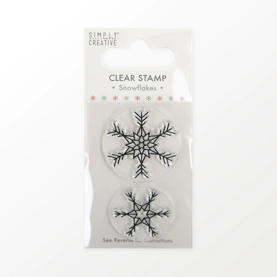 Christmas Clear Stamp (Σφραγίδα), Snowflakes 5x8cm Christmas Clear Stamp (Σφραγίδα), Snowflakes 5x8cm