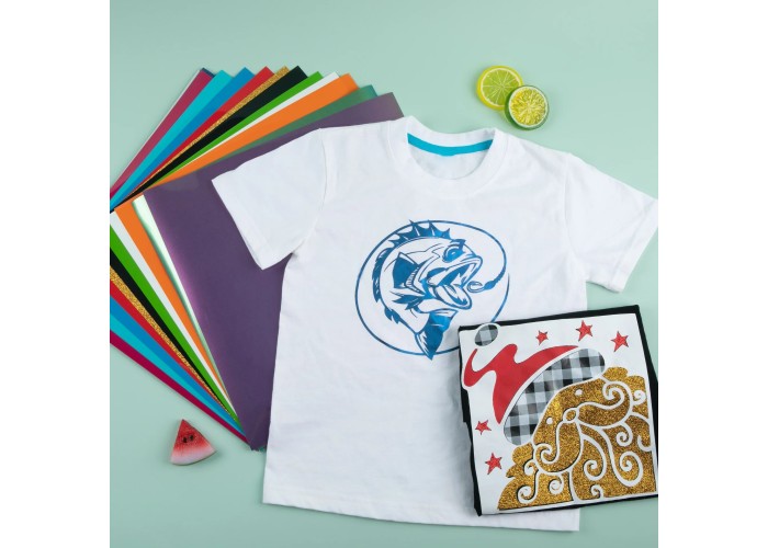 Heat Transfer Vinyl Material Bundle A4 28τεμ διάφορα χρώματα Heat Transfer Vinyl Material Bundle A4 28τεμ διάφορα χρώματα