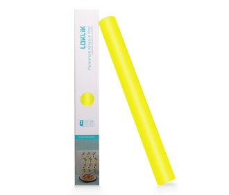 LOKLiK Permanent Adhesive Vinyl Matte Lemon Yellow 30.5x180cm LOKLiK Permanent Adhesive Vinyl Matte Lemon Yellow 30.5x180cm