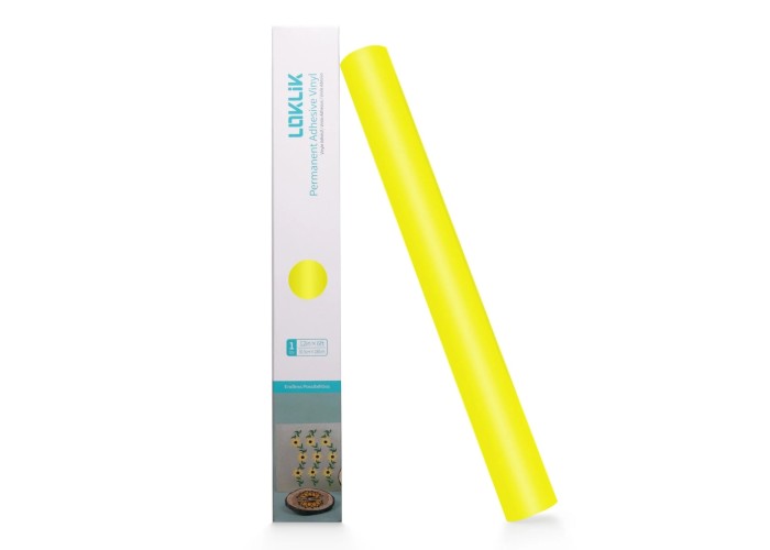 Permanent Adhesive Vinyl Matte Lemon Yellow 30.5x180cm Permanent Adhesive Vinyl Matte Lemon Yellow 30.5x180cm
