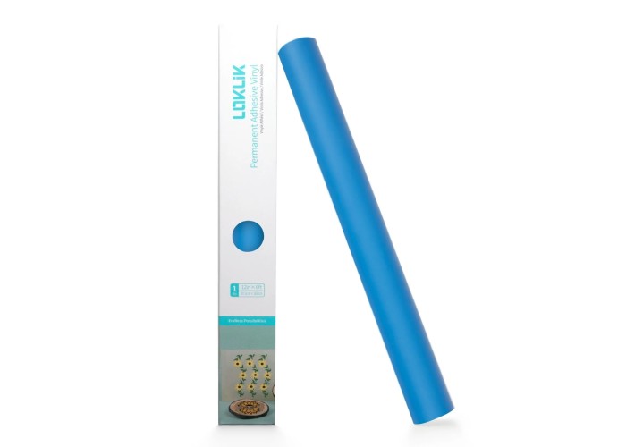 Permanent Adhesive Vinyl Matte Light Blue 30.5x180cm
