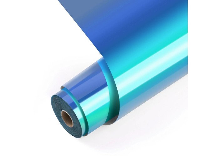Permanent Adhesive Vinyl Holographic Aqua Blue 30.5x90cm Permanent Adhesive Vinyl Holographic Aqua Blue 30.5x90cm