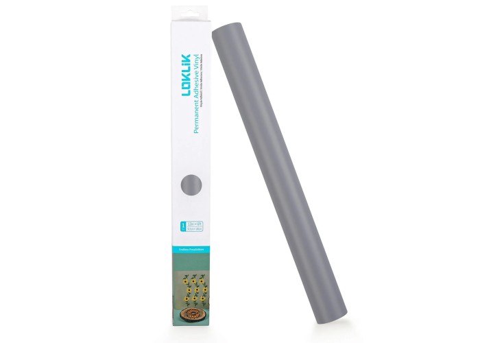 Permanent Adhesive Vinyl Matte Light Gray 30.5x180cm Permanent Adhesive Vinyl Matte Light Gray 30.5x180cm