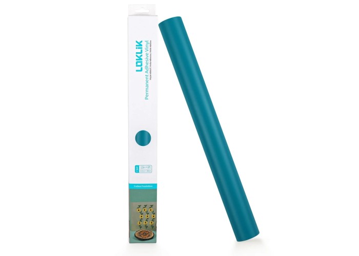 Permanent Adhesive Vinyl Matte Teal 30.5x180cm Permanent Adhesive Vinyl Matte Teal 30.5x180cm