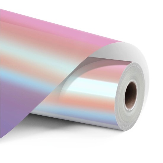 Permanent Adhesive Vinyl Holographic Pink 30.5x90cm Permanent Adhesive Vinyl Holographic Pink 30.5x90cm