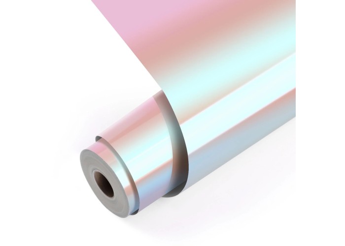 Permanent Adhesive Vinyl Holographic Pink 30.5x90cm Permanent Adhesive Vinyl Holographic Pink 30.5x90cm