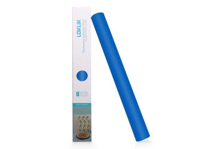Permanent Adhesive Vinyl Matte Blue 30.5x180cm Permanent Adhesive Vinyl Matte Blue 30.5x180cm