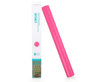 LOKLiK Permanent Adhesive Vinyl Matte Pink 30.5x180cm LOKLiK Permanent Adhesive Vinyl Matte Pink 30.5x180cm