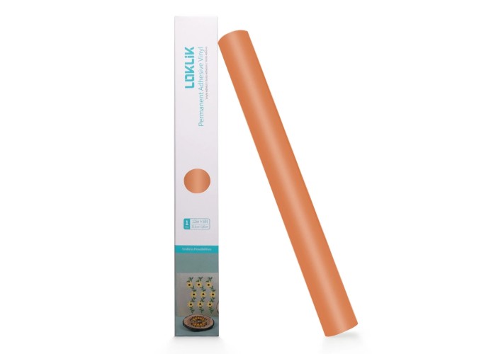 Permanent Adhesive Vinyl Matte Orange 30.5x180cm Permanent Adhesive Vinyl Matte Orange 30.5x180cm