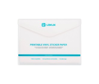 LOKLiK Mατ Eκτυπώσιμο Vinyl Sticker Paper για δημιουργία αυτοκόλλητων A4 20τεμ LOKLiK Mατ Eκτυπώσιμο Vinyl Sticker Paper για δημιουργία αυτοκόλλητων A4 20τεμ