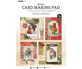 Σετ χαρτόνια χειροτεχνίας Vintage Christmas 20cm X 30cm 12φ 170gsm Σετ χαρτόνια χειροτεχνίας Vintage Christmas 20cm X 30cm 12φ 170gsm