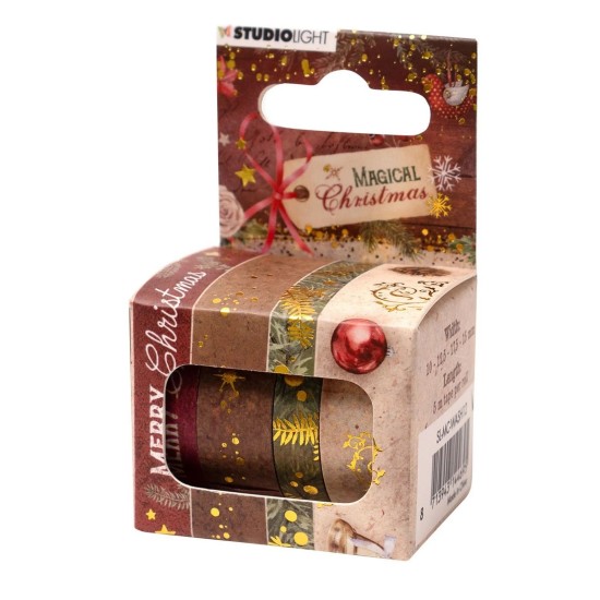Studio Light • Magical Christmas Washi Tape 4 ρολλά, 5m /ρολλό Studio Light • Magical Christmas Washi Tape 4 ρολλά, 5m /ρολλό