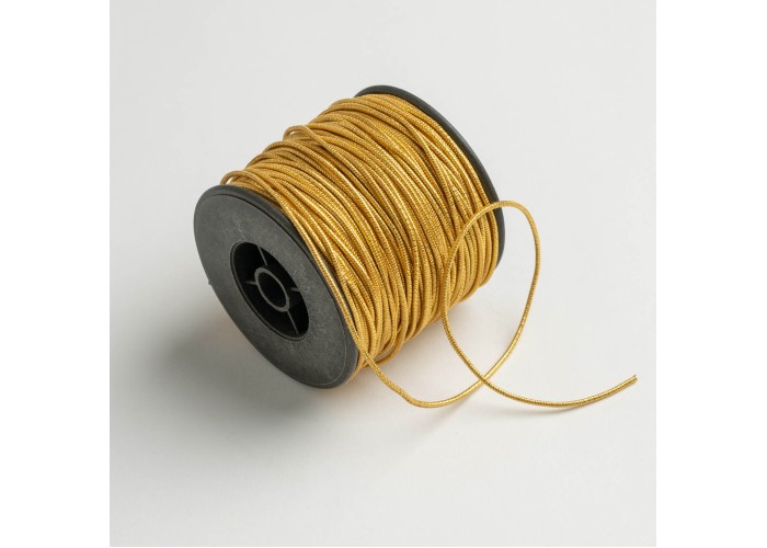 ΚΟΡΔΟΝΙ ΕΛΑΣΤΙΚΟ ΜΕΤΑΛΛΙΚΟ 2MMX45MET GOLD MET