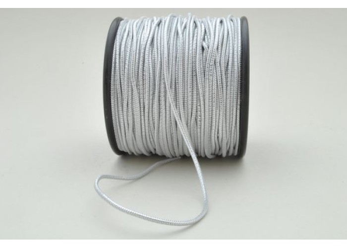 ΚΟΡΔΟΝΙ ΕΛΑΣΤΙΚΟ ΜΕΤΑΛΛΙΚΟ 2MMX45MET SILVER MET