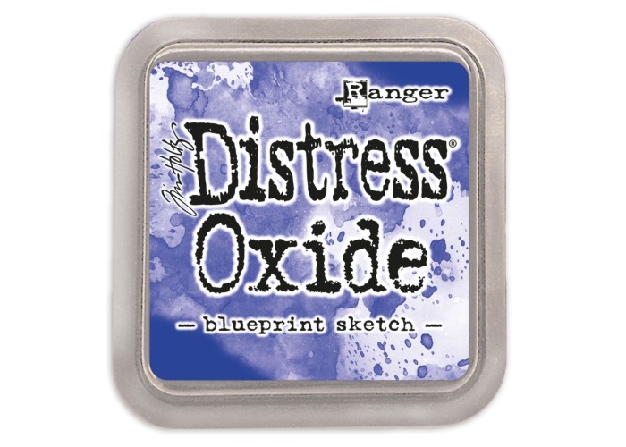 Tim Holtz distress oxide blueprint sketch
