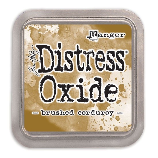 Tim Holtz distress oxide brushed corduroy Tim Holtz distress oxide brushed corduroy