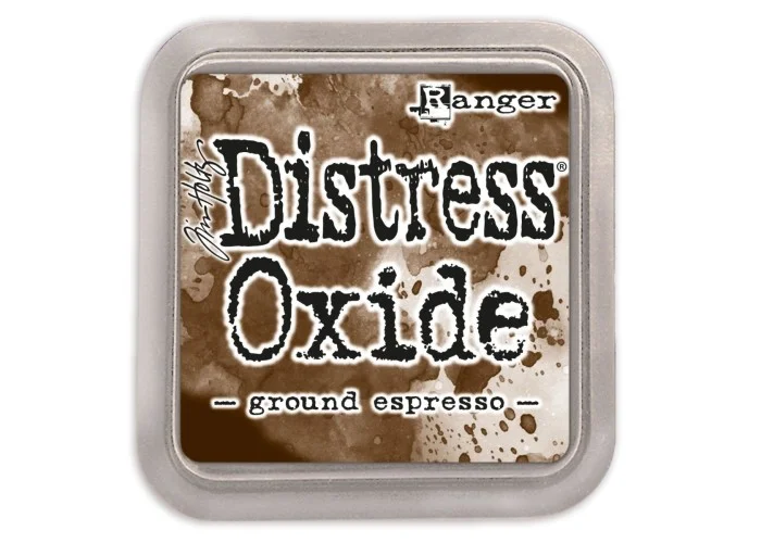 Tim Holtz distress oxide ground espresso