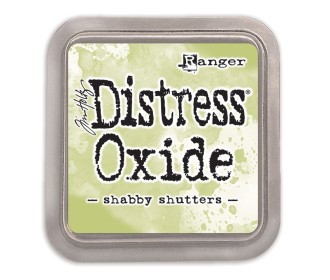 Tim Holtz distress oxide shabby shutters Tim Holtz distress oxide shabby shutters