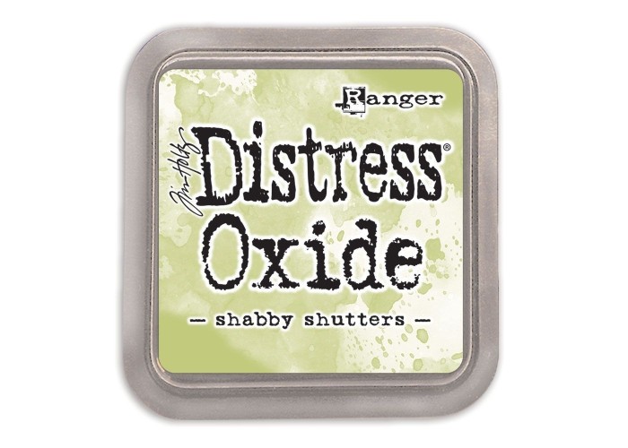 Tim Holtz distress oxide shabby shutters Tim Holtz distress oxide shabby shutters