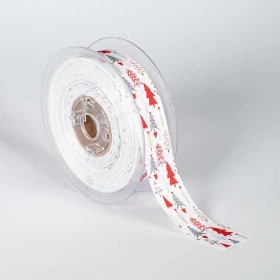 ΚΟΡΔΕΛΑ TP52 DP ΕΚΤΥΠΩΣΗ ΜΙΑ ΟΨΗ 25MMX20MET WHITE WITH TREES ΚΟΡΔΕΛΑ TP52 DP ΕΚΤΥΠΩΣΗ ΜΙΑ ΟΨΗ 25MMX20MET WHITE WITH TREES