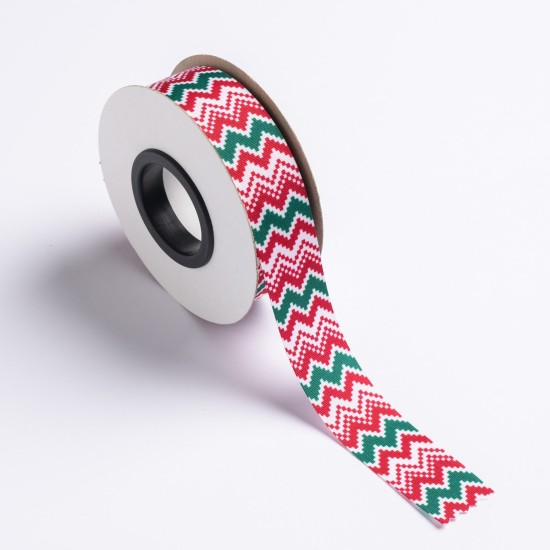ΚΟΡΔΕΛΑ TP52 DP ΕΚΤΥΠΩΣΗ ΜΙΑ ΟΨΗ 25MMX20MET WHITE WITH ZIGZAG ΚΟΡΔΕΛΑ TP52 DP ΕΚΤΥΠΩΣΗ ΜΙΑ ΟΨΗ 25MMX20MET WHITE WITH ZIGZAG