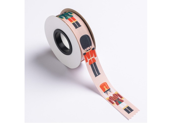 ΚΟΡΔΕΛΑ TP52 DP ΕΚΤΥΠΩΣΗ ΜΙΑ ΟΨΗ 25MMX20MET BEIGE WITH NUTCRACKERS ΚΟΡΔΕΛΑ TP52 DP ΕΚΤΥΠΩΣΗ ΜΙΑ ΟΨΗ 25MMX20MET BEIGE WITH NUTCRACKERS