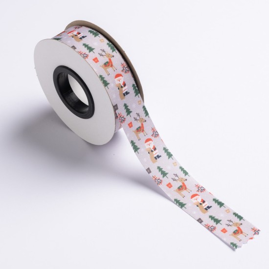 ΚΟΡΔΕΛΑ TP52 DP ΕΚΤΥΠΩΣΗ ΜΙΑ ΟΨΗ 25MMX20MET GREY WITH SANTA CLAUS ΚΟΡΔΕΛΑ TP52 DP ΕΚΤΥΠΩΣΗ ΜΙΑ ΟΨΗ 25MMX20MET GREY WITH SANTA CLAUS