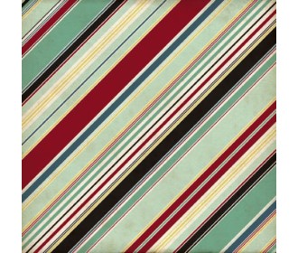 Χαρτόνι scrapbooking διπλής όψης MANLY STRIPE 30cm x 30cm