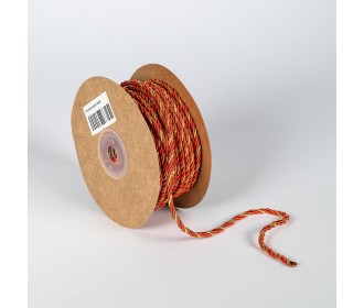 ΚΟΡΔΟΝΙ 3ΚΛΩΝΟ ΣΤΡΙΦΤΟ 3MMX20MET RED-GOLD MET ΚΟΡΔΟΝΙ 3ΚΛΩΝΟ ΣΤΡΙΦΤΟ 3MMX20MET RED-GOLD MET