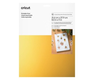 Εκτυπώσιμο βινύλιο Cricut A4 | 10 φύλλα χρυσό