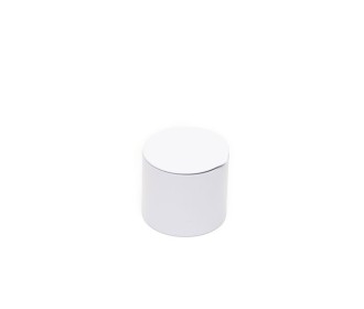 ΛΕΥΚΟ ΣΤΡΟΓΓΥΛΟ ΜΕΤΑΛΛΙΚΟ ΚΟΥΤΙ 50g Δ 6.5 X 5.5 εκ.