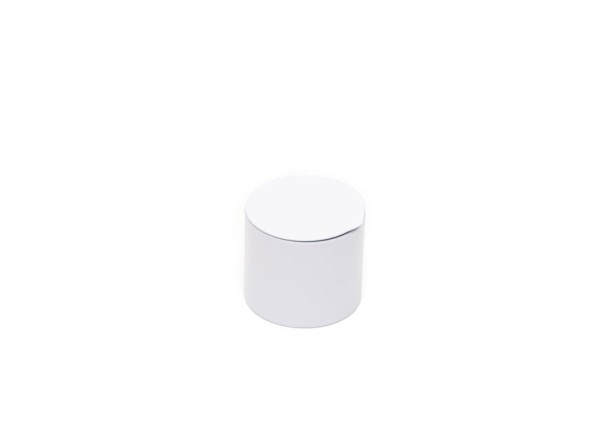 ΛΕΥΚΟ ΣΤΡΟΓΓΥΛΟ ΜΕΤΑΛΛΙΚΟ ΚΟΥΤΙ 50g Δ 6.5 X 5.5 εκ.