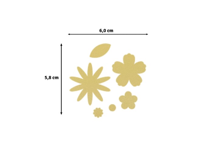 Περφορατέρ (Φιγουροκόπτης) σετ λουλούδια