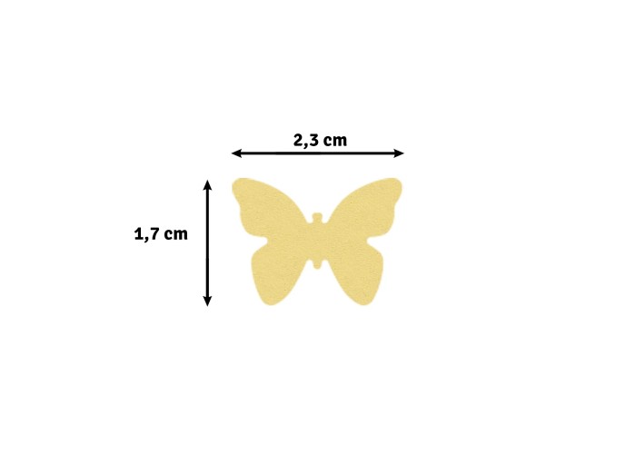 Περφορατέρ (Φιγουροκόπτης) Πεταλούδα 2,5cm Περφορατέρ (Φιγουροκόπτης) Πεταλούδα 2,5cm