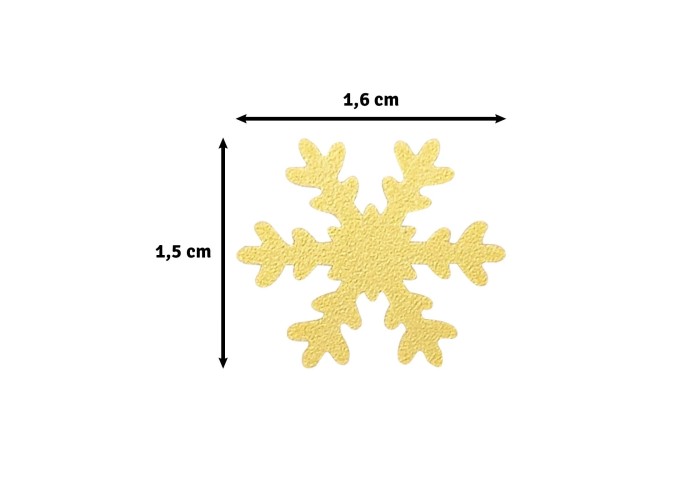 Περφορατέρ (φιγουροκόπτης) Χιονονιφάδα 1,5cm
