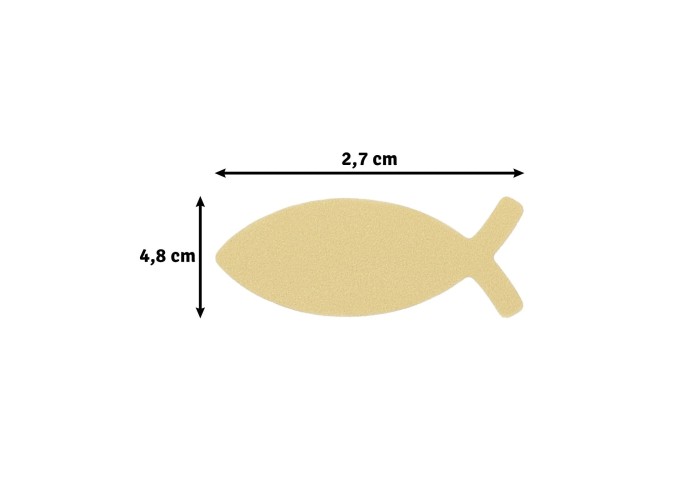 Περφορατέρ (φιγουροκόπτης) ψάρι 5 cm Περφορατέρ (φιγουροκόπτης) ψάρι 5 cm