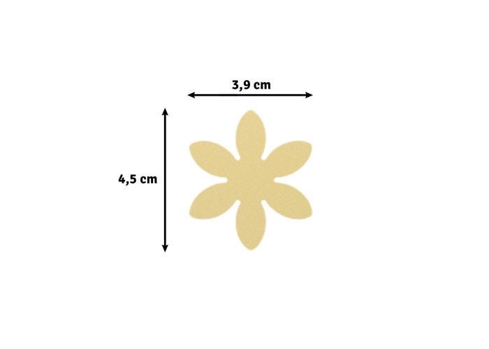 Περφορατέρ (φιγουροκόπτης ) λουλούδι daisy 5cm Περφορατέρ (φιγουροκόπτης ) λουλούδι daisy 5cm