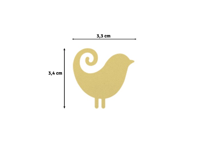 Περφορατέρ (φιγουροκόπτης) πουλί 3,8 cm Περφορατέρ (φιγουροκόπτης) πουλί 3,8 cm