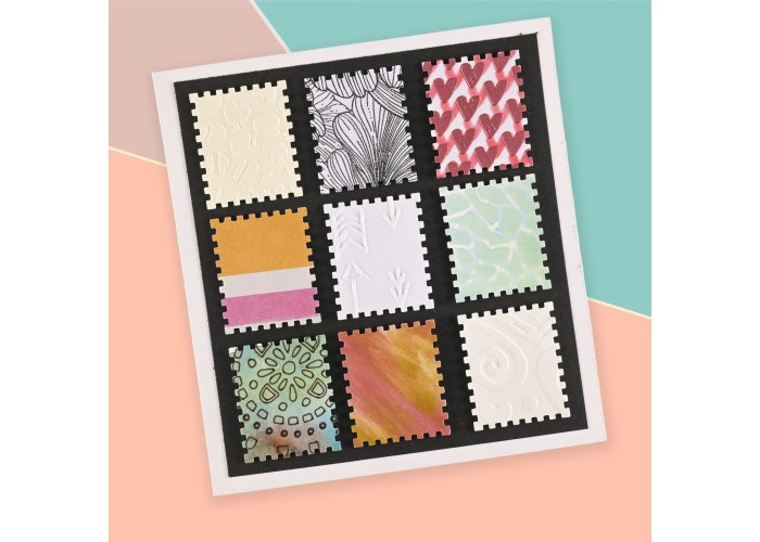 Περφορατέρ (Φιγουροκόπτης) βαρέως τύπου Γραμματόσημο 3,8x3,2cm