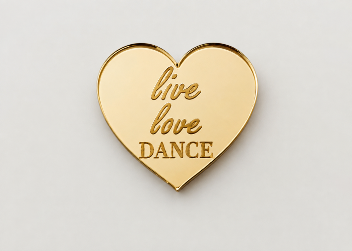 Plexiglass διακοσμητικο Live Love Dance  